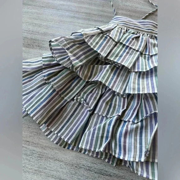 Anthropologie Magali Pascal Layered Ruffle Tank Size 10 NWT $295 - Picture 3 of 15